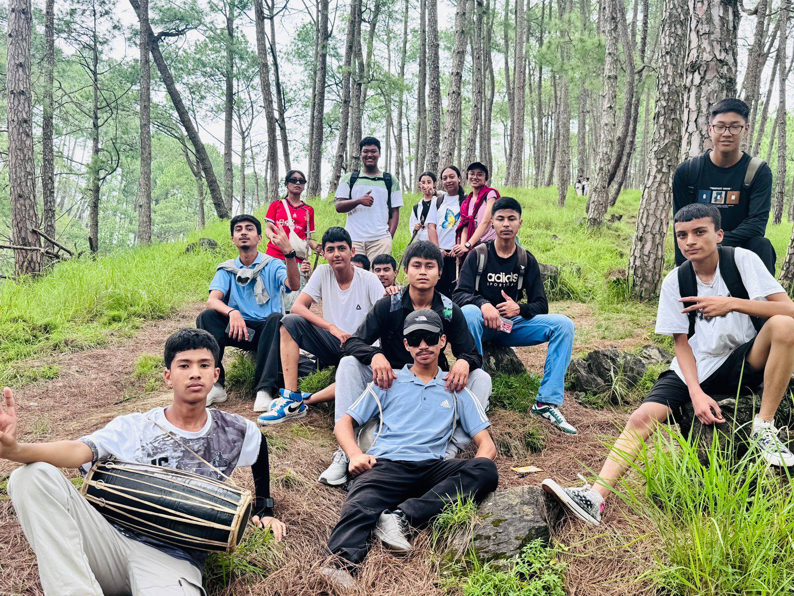 Class X Hiking at Champadevi